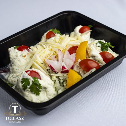 Śledź w sosie majonezowym ( 5 porcji )