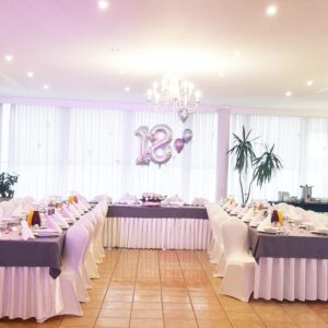 Sala na uroczystości Bydgoszcz - 18 urodziny